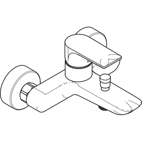 Hansgrohe Rebris E inbouw badmengkraan chroom SW1567390