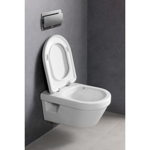 Villeroy & Boch Architectura Omnia Architecturacombi pack - met wandcloset - diepspoel DirectFlush - met zitting - met softclose - White Alpine (glans wit) 0124871