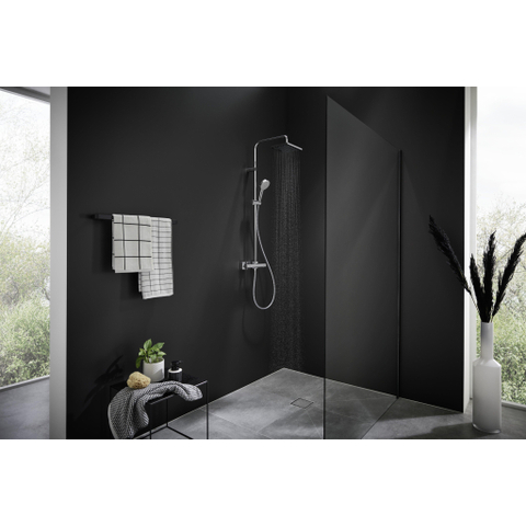 Hansgrohe Vernis Shape Showerpipe - 230 - 1jet - met douche - thermostaat - hoogglans chroom SW651691