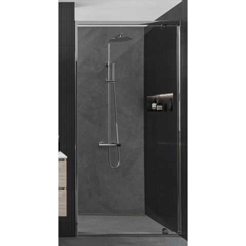 IVY Bond opbouw regendoucheset – Ø30 cm medium hoofddouche – staafhanddouche – glijstang – chroom SW1032380