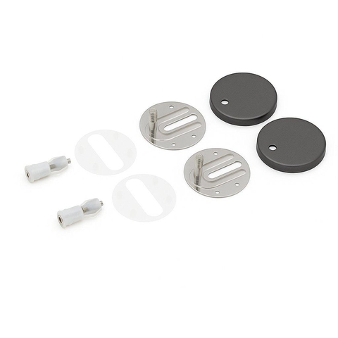 QeramiQ Dely Kit de fixation - abattant WC - gunmetal SW1444070