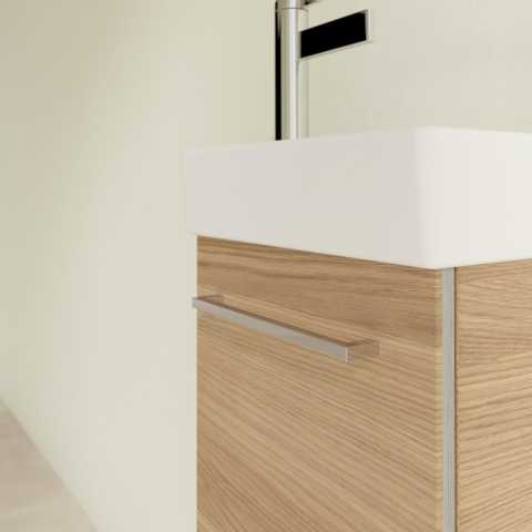 Villeroy & Boch Avento wastafelonderbouwkast - 1 deur - 34x51.4x20.2cm links - Nordic Oak (hout) SW448534
