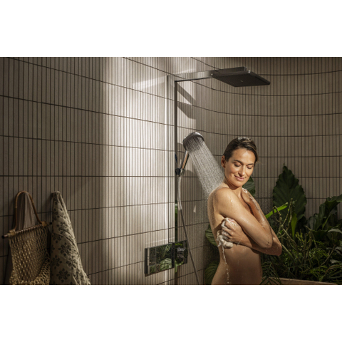 Hansgrohe Raindance Alive Q - showerpipe - 210/340 2jet - ecosmart - thermostatische - thermostaat - hoogglans chroom SW1387820