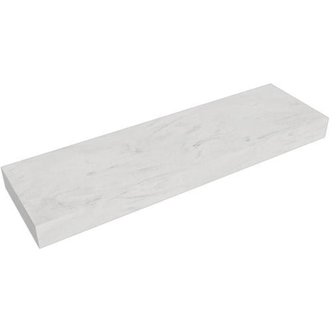Mondiaz Top 46 Topblad - 160cm - dikte 12cm - solid surface - geschikt voor afdekplaat of waskom - Opalo OUTLETSTORE STORE44532