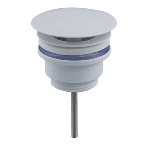 QeramiQ Fuente Ensemble de Lavabo - 40x21.5x12cm - gauche - strié - demi-rond - 1 trou de robinet - céramique - ensemble de robinet blanc mat - bouchon de vidange - siphon abaissé - noir mat SW1233010