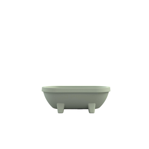 Gardentub Baignoire îlot (extérieur) - 194x94x66cm - synthétique - compatible à l'extérieur - vert lime mat SW1017088