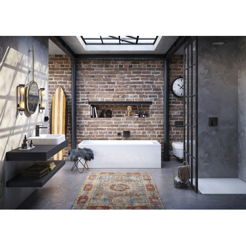 Villeroy & Boch Viclean Viconnect WC bedieningsplaat - kunststof - 2 knops - White (mat chroom) SW451912