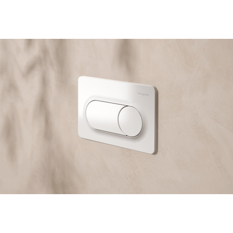 Hansgrohe IFrame Original S Drukplaatvoor - dualflush - wit SW1413631
