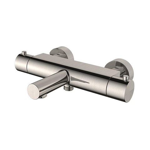 Wiesbaden Style Thermostatische badmengkraan cooltouch - PVD - geborsteld staal (RVS) SW420089