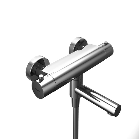 Hotbath Buddy Badthermostaat - opbouw - hoogglans chroom SW88648