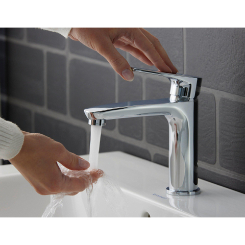Duravit B.1 1 greeps wastafelmengkraan - 137x42x155mm - hoogglans chroom SW420696
