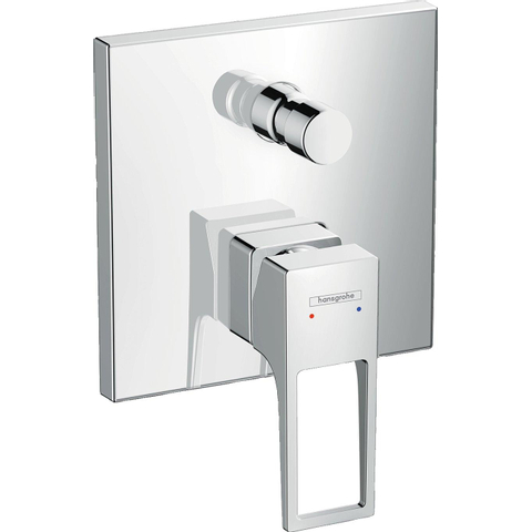 Hansgrohe Metropol Inbouw badmengkraan - afbouwdeel - met zekerheidscombinatie - hoogglans chroom SW99749
