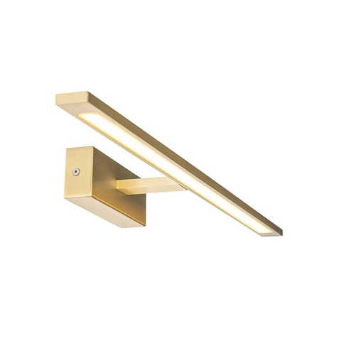 QAZQA Jerre wandlamp - 62x13.5x5.5cm - incl. LED - IP44 - messing (goud) TWEEDEKANS OUT14437