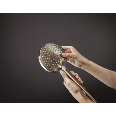 Hansgrohe Raindance Select S - select Regendoucheset - thermostaat - hoofddouche 24cm - geborsteld brons SW297592