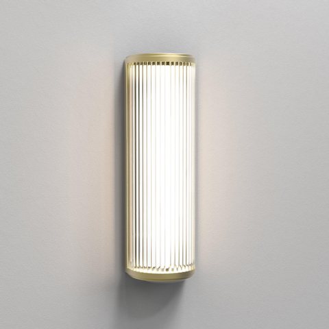 Astro Versailles 400 LED Wandlamp 40x12.5x8.9cm IP44 verlichting geintegreerd dimbaar goud mat SHOWROOMMODEL SHOW26643