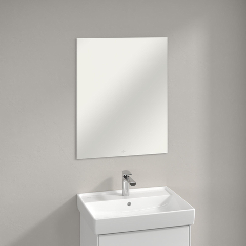 Villeroy & Boch More To See spiegel - 600x750x20mm - inclusief bevestiging - Aluminium (glans zilver) 1023985
