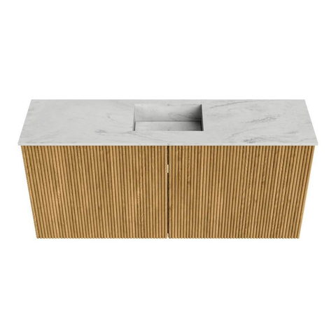 Mondiaz JOYA-DLUX 90cm toiletmeubel - kleur Oak - Wastafel FAYE positie Midden Zonder kraangat kleur Opalo. SW1422169