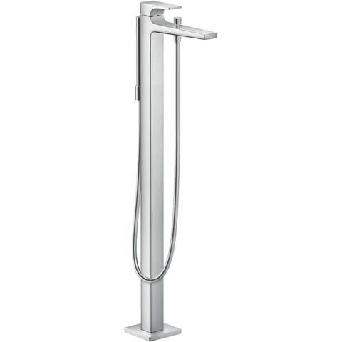 Hansgrohe Metropol Eengreeps badmengkraan vloergemonteerd - met rechte greep - hoogglans chroom SW99774