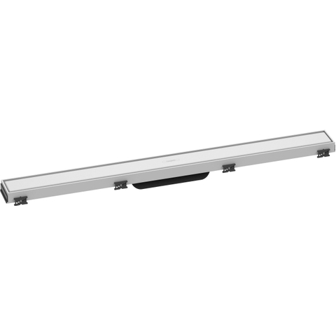 Hansgrohe RainDrain Match Douchegoot - 80cm - hoogte verstelbaar frame - mat wit SW1590441