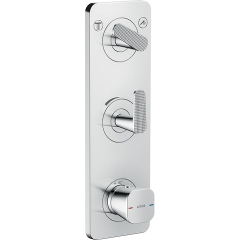 Hansgrohe Axor Citterio C afbouwdeel v. inbouw douchekraan thermostatisch m. plaat v. 2 functiesen cubic cutchroom SW1152093