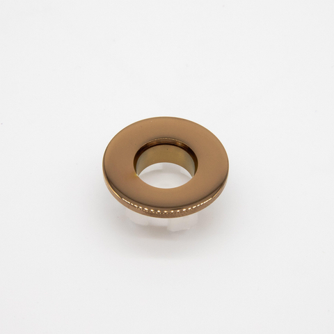 Fortifura Calvi luxe Overloopring - 3cm - geschikt - voor wastafels - PVD - geborsteld koper SW917803