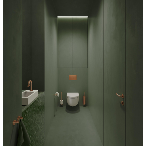 Clou Flush 3 lave-mains 36x18cm avec trou de robinetterie à droite blanc mat céramique SW795713