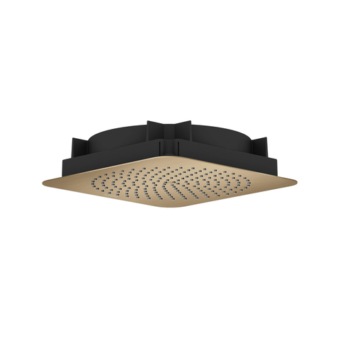 AXOR Citterio C douche de tête - 27x27cm - encastré au plafond - brushed bronze SW1152099