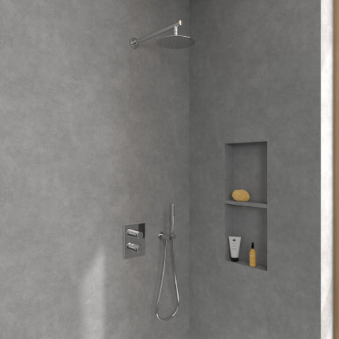 Villeroy & Boch Universal Showers pomme de douche de tête - 20cm - Rond - chrome SW974361
