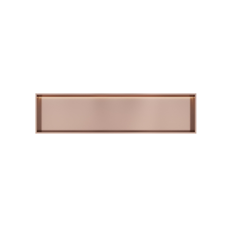 Hotbath &MORE Inbouwbox of inbouwnis - 30x120x10 - met LED - IP44 - PVD - geborsteld koper SW1246652
