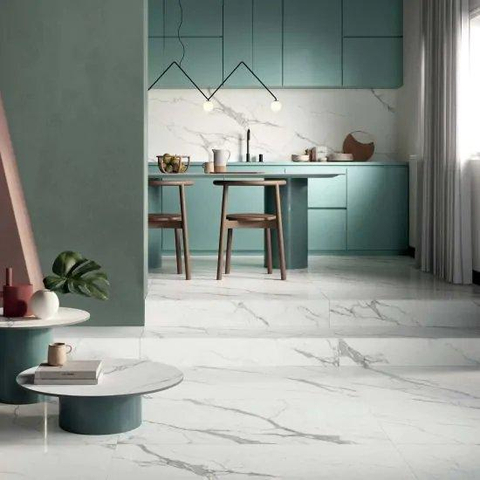 Ceralto Carraro Vein Carrelage de sol - 59.6x119.4cm - 8.5mm - rectifié - Statuario light SW787188