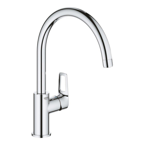 GROHE BauLoop Mitigeur de cuisine - haut - bec pivotant - chrome SW225319