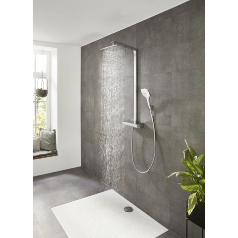 Hansgrohe Raindance e - select e - 360 - showerpipe - ecostat - ecosmart - thermostaat - hoogglans chroom GA45152