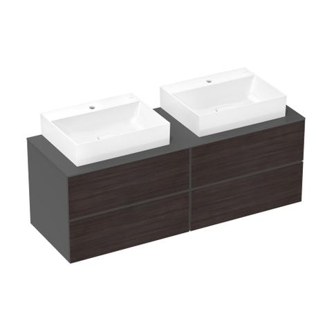 HansGrohe Xevolos E Lavabo à poser 600/480 avec trou pour robinet sans trop-plein, SmartClean SW995498