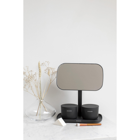 Brabantia ReNew Miroir avec support pour Accessoires Dark Grey Gris SW454759