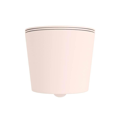 Mondiaz LAVIE WC suspendu – sans bride – 36 x 53 cm – avec abattant softclose – Rosee (rose) SW1189079