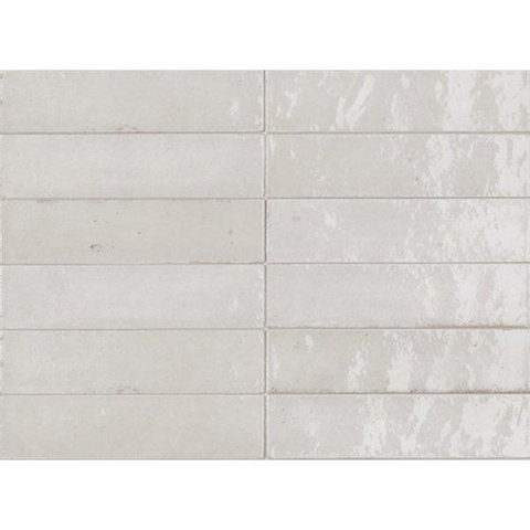 SAMPLE Ceralto Pavero Urban Carreau mural 6x24cm 10mm grès cérame Bianco SW914200