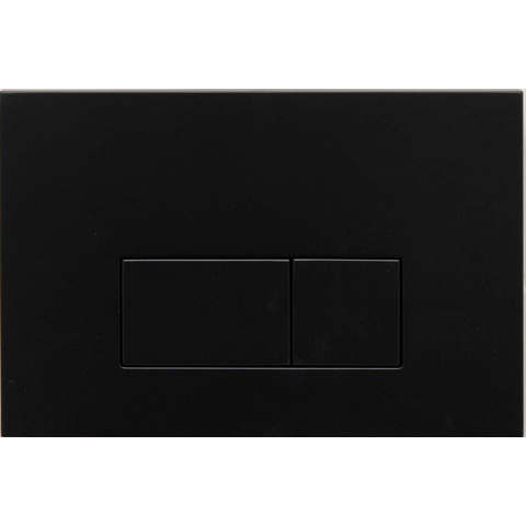 QeramiQ Dely Pack WC - 36,3x51,7cm - à fond creux - sans bride - réservoir encastré Geberit UP320 - abattant WC à fermeture douce - plaque de déclenchement en métal noir mat - boutons rectangulaires - beige mat SW1242420