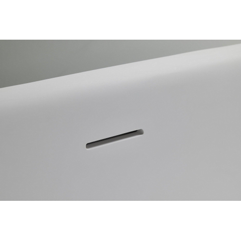 Duravit Cape cod Kunststof bad acryl ovaal - vrijstaand - met aangevormd paneel - 185x85x62cm - met af en overloopgarnituur - mat wit 0300894