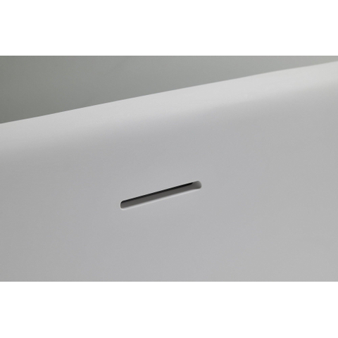 Duravit Cape Cod kunststof bad acryl ovaal vrijstaand met aangevormd paneel 185x85x62cm met af en overloopgarnituur wit 0300894