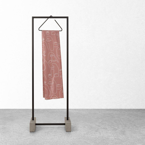 Sealskin Mind Rideau de douche 180x200 cm PEVA Rose foncé / Blanc SW699500