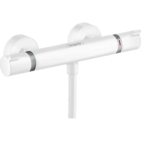 Hansgrohe Ecostat Comfort Douchekraan - thermostatisch - met koppelingen - thermostaat - mat wit SW297281