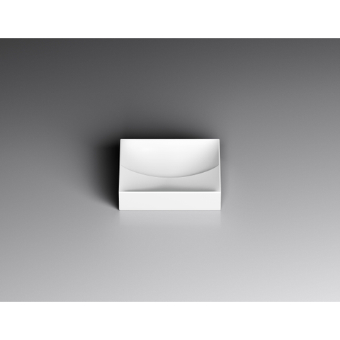 Clou Vale lave-mains en céramique lave-mains 28x19x7cm sans trou de robinetterie Blanc mat SW451447