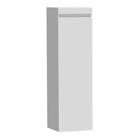 BRAUER Joy badkamerkast - 120x35x35cm - 1 deur - greeploos - rechtsdraaiend - mat wit SW370777
