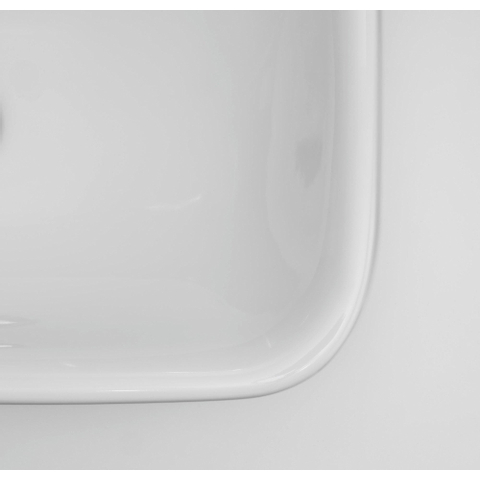 Duravit Durastyle Wastafel - 65x44cm - met 1 kraangat - met overloop - wit SW54093
