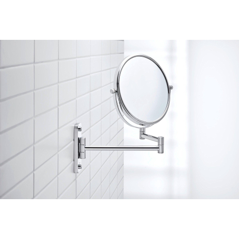 Duravit D-code Cosmeticaspiegel 3x vergrotend - 23cm - hoogglans chroom 0315152