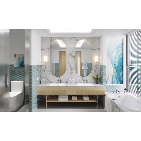 Hansgrohe VIVENIS Afbouwdeel - voor 2-gats - inbouw wastafelkraan - voorsprong 19.5cm - hoogglans chroom SW642524