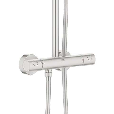 Grohe Euphoria xxl Regendoucheset Opbouw - hoofddouche 31cm - handdouche rond - Supersteel (RVS) SW73269