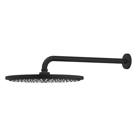 GROHE Rainshower Cosmopolitan 310 douche de tête - 31cm - bras mural 38cm - phantom black (noir) SW1477596