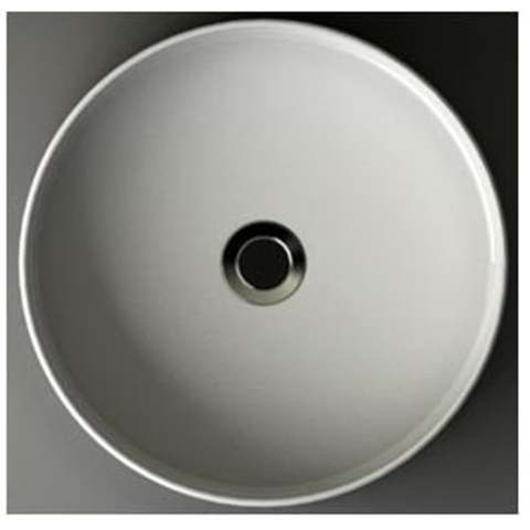 Wiesbaden Link Waskom rond - 40x12cm - keramiek - glans wit SW373885