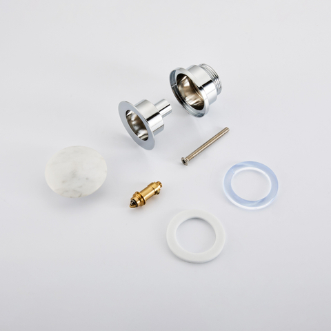 Saniclass Dia Afvoerplug - klikwaste - natuursteen - marmer SW1474830